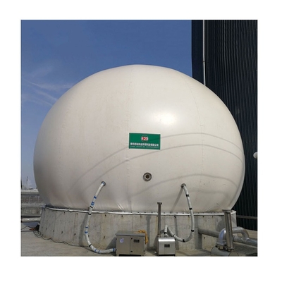резервуар для газа лэндфилл-газа фильма двойника 880m3 повторно используя анти- корозию