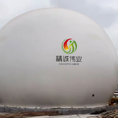 Простая установка биогазового газодержателя для оборудования для очистки биогаза и сточных вод