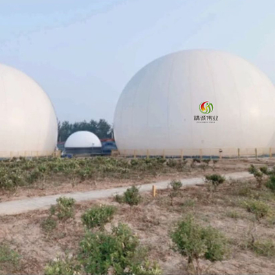 Гибкий двойной мембранный газонокопитель для анаэробной реакции