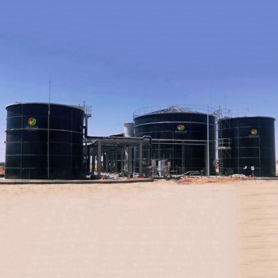 Лэндфилл-газа реактора CSTR проект дигестора анаэробного анаэробный в Китае