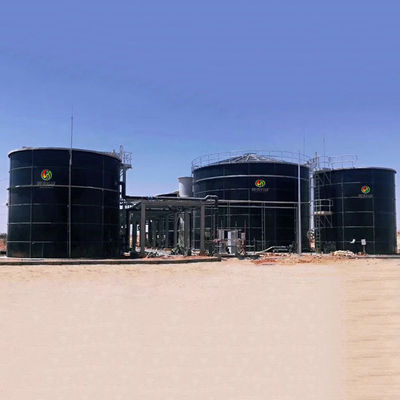 Умной собранный эмалью контейнер лэндфилл-газа танка для дигестора лэндфилл-газа