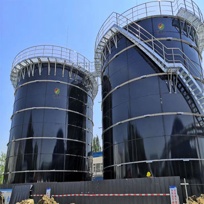 Умной собранный эмалью контейнер лэндфилл-газа танка для дигестора лэндфилл-газа