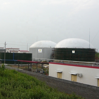 Запечатывание резервуара для ферментации биогаза антикоррозивной распылительной краской