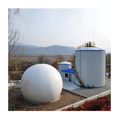 резервуар для газа лэндфилл-газа фильма двойника 880m3 повторно используя анти- корозию