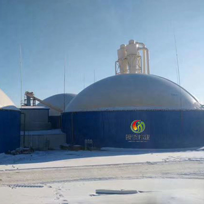 Резервуар для газа PDFE Anaerobiosis био Containerised завод лэндфилл-газа гибкий