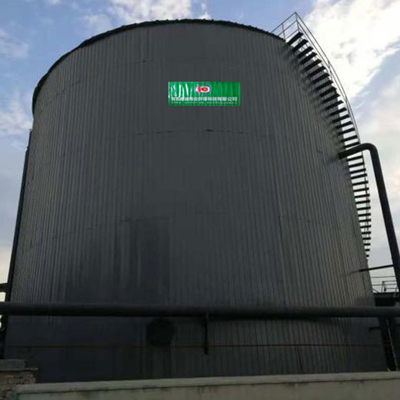 Биореактор танка анаэробного завода Biodigester СО2 танка дигестора CH4 непрерывный пошевеленный