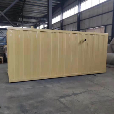 Лаборатория FRP Containerized завод обработки сточных вод для гостиницы
