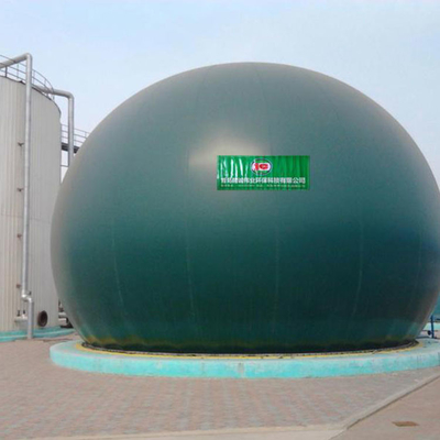 Простая установка биогазового газодержателя для оборудования для очистки биогаза и сточных вод
