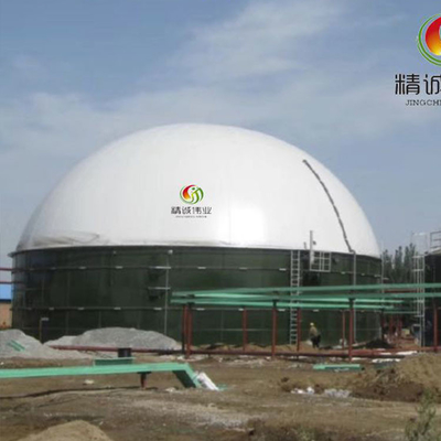 Завод лэндфилл-газа резервуара для газа PVC зеленого PES резервуара для газа мембраны плавая